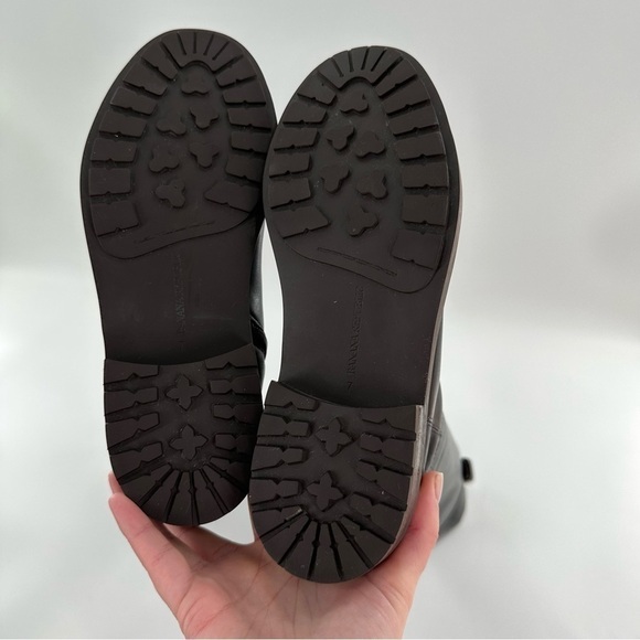 Banana Republic womens boots size 7 chocolate brown leather riding knee high - Picture 9 of 16